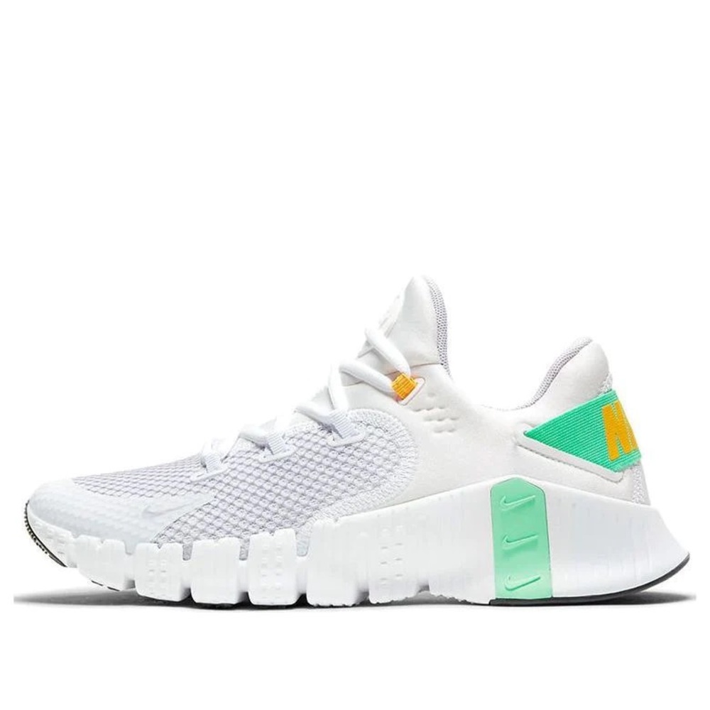 Nike Free Metcon 4 Training Sneaker Shoe Women’s Size 8.5 White Lilac Green Glow